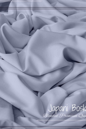 Men's Unstitched Boski color plain Suit