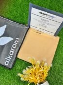 Yellow Plain Soft Cotton Unstitched Summer Suit for Men – 4.5 Meter Fabric